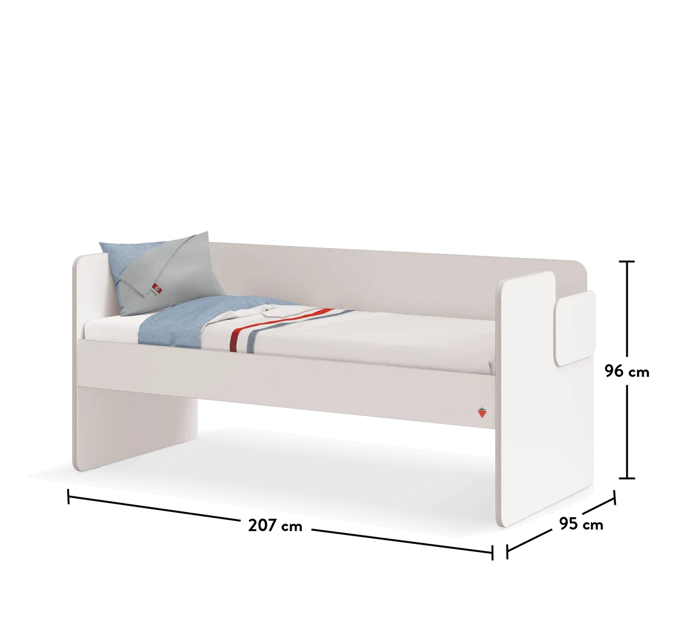 Studio Upper Bed White (90x200 cm)