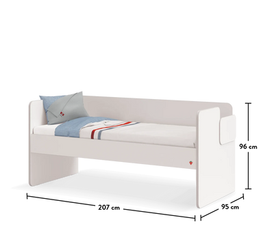 Studio Upper Bed White (90x200 cm)