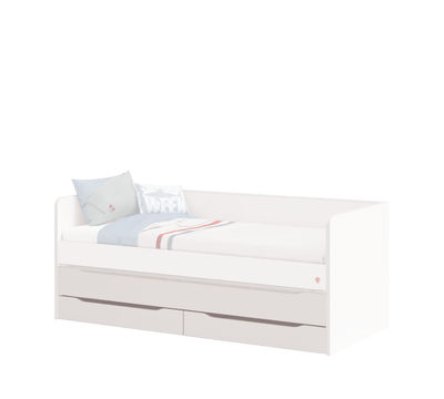 Studio Drawer Pull-out Bed White