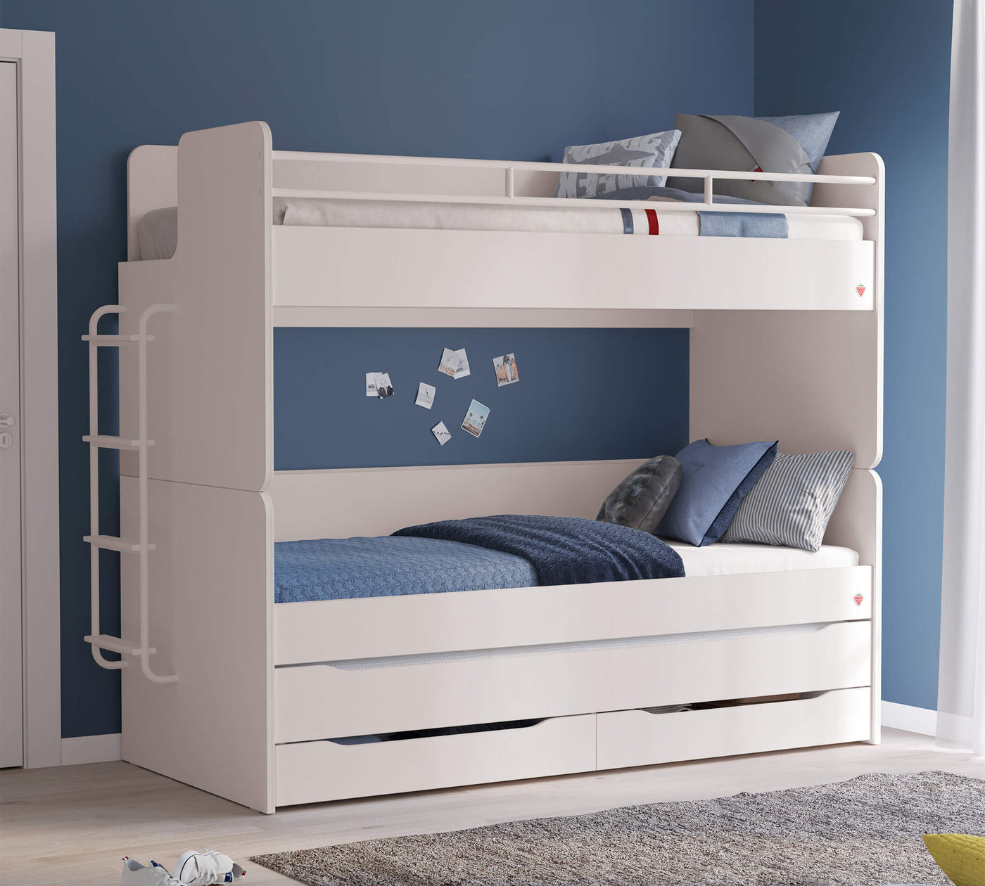 Studio Drawer Pull-out Bed White