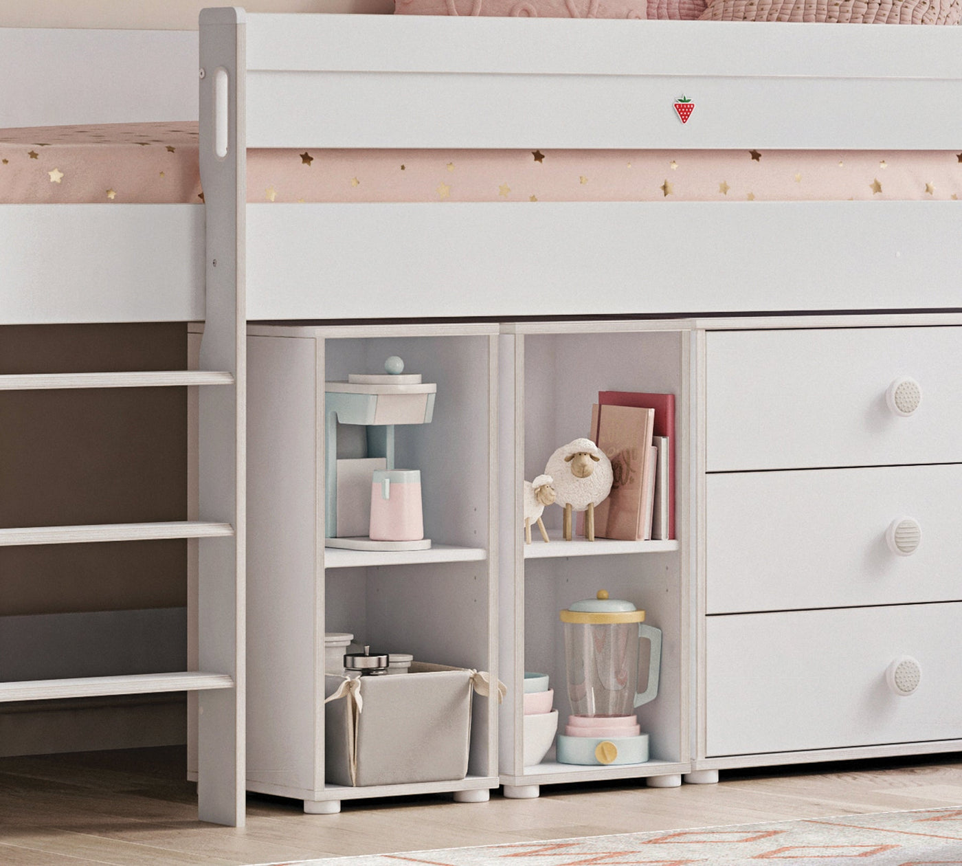 Montes White Small Size Storage