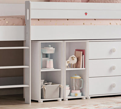 Montes White Small Size Storage