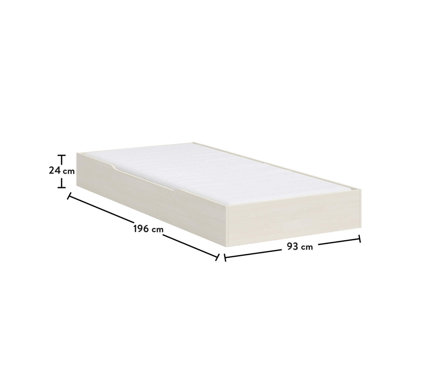 Flora (New) Pull-out Bed (90x190 cm)