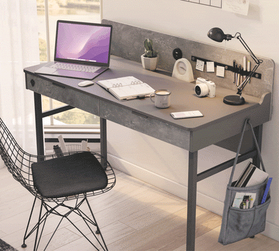 Space Gray Schreibtisch