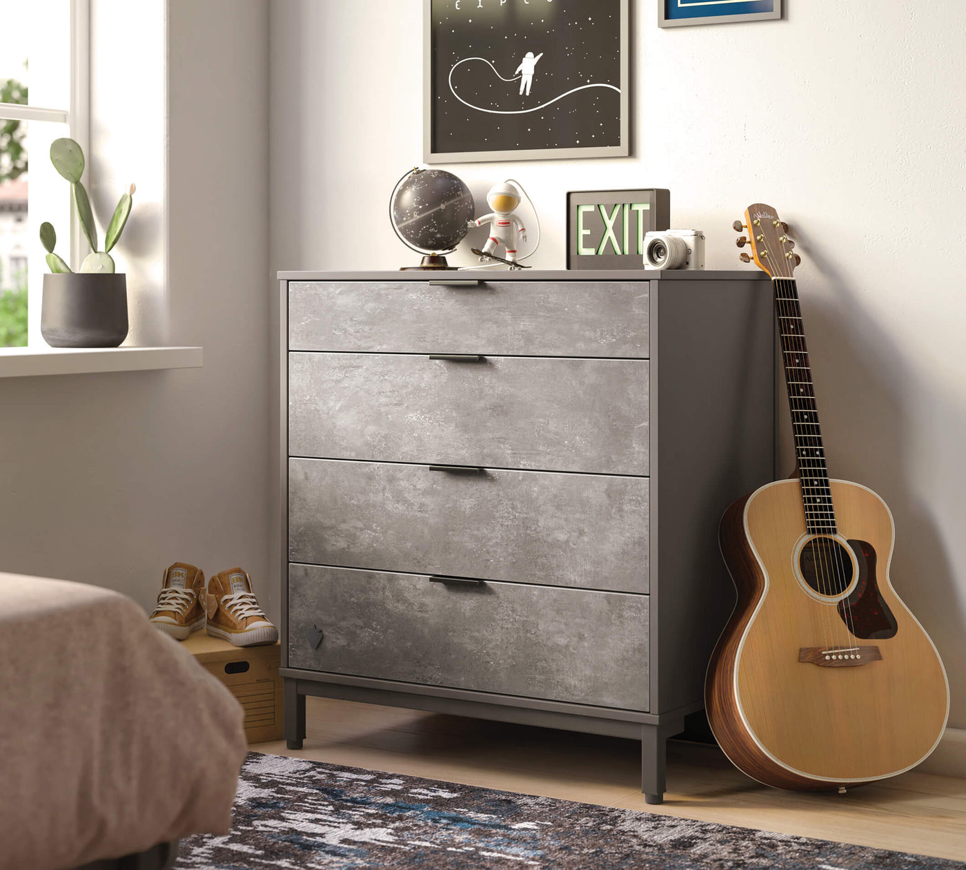 Space Gray Dresser