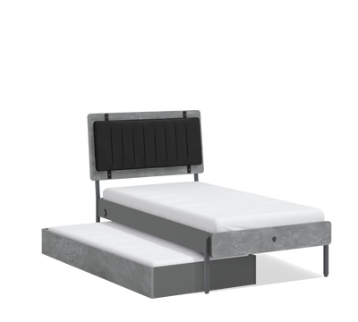 Space Gray Pull-out Bed (90x190 cm)