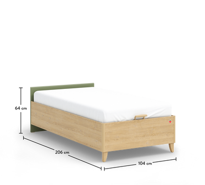 Loof Headless Bed With Base