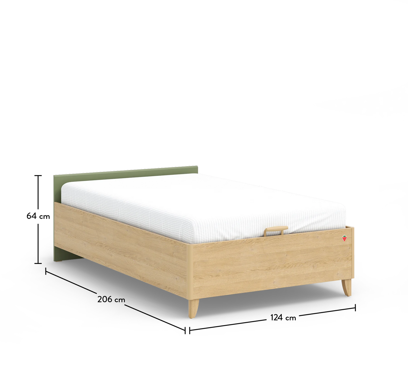 Loof Headless Bed With Base