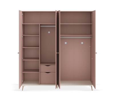 Elegance 4 Doors Wardrobe