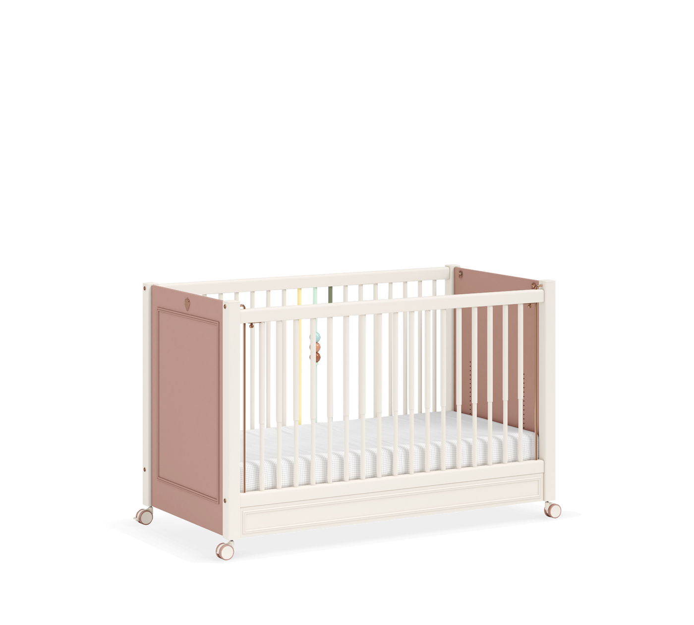 Baby Elegance With Wheel Baby Bed Oak (60x120 cm)