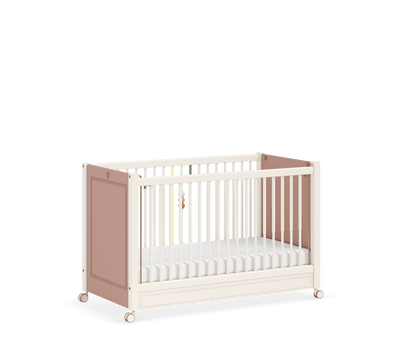 Baby Elegance With Wheel Baby Bed Oak (60x120 cm)