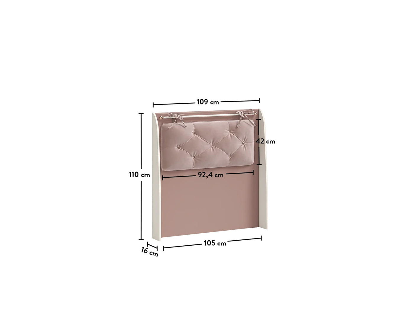 Elegance Hanger Headboard (100 cm)