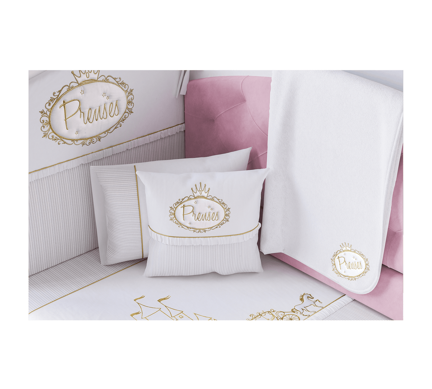 Princess Baby Bedding Set (70x130 cm)