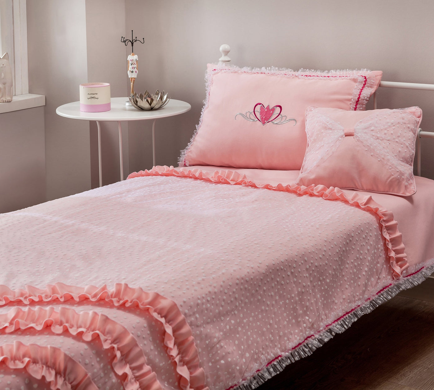 Rosa Bed Cover (90-100 cm)