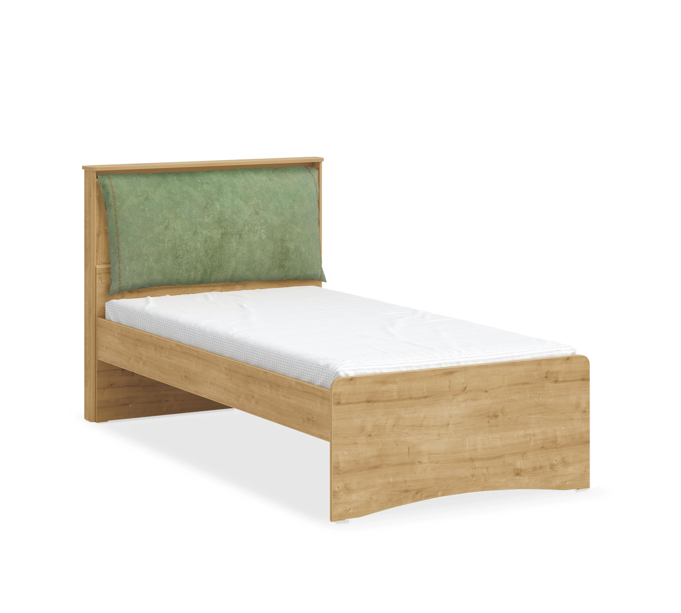 Headboard Cushion Green-Brown (100x200 cm)