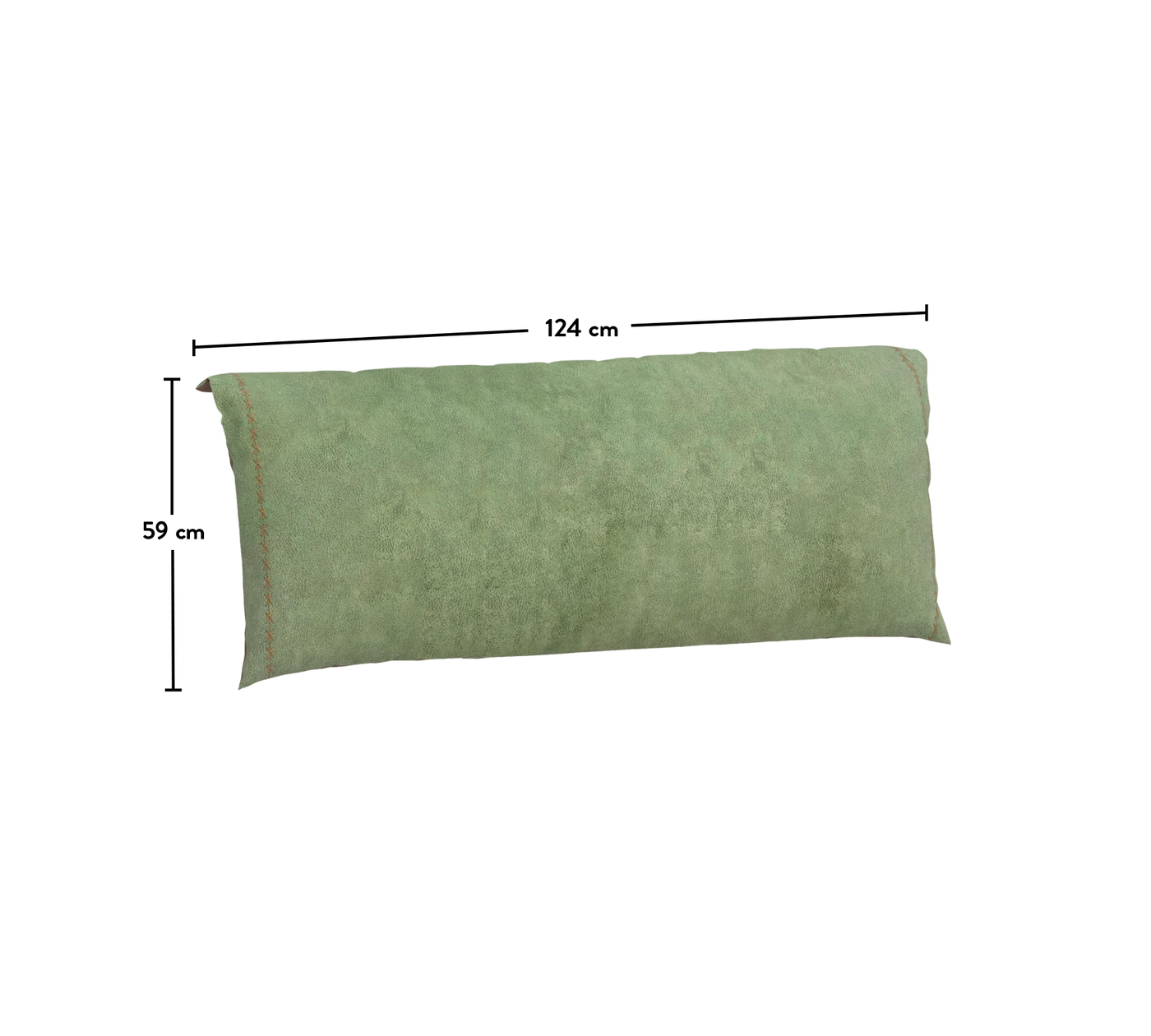 Headboard Cushion Green-Brown (120x200 cm)