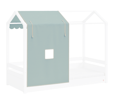 Montes Flat Roof Bed Half Tent Green