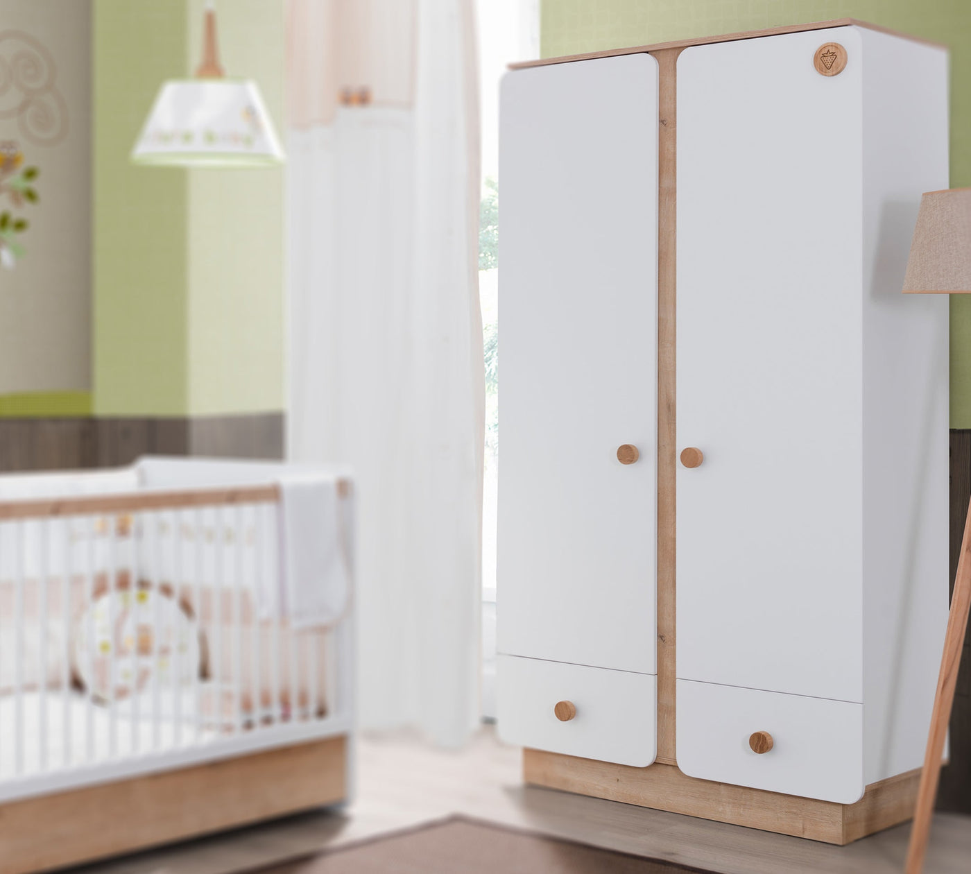 Natura Baby 2 Doors Wardrobe