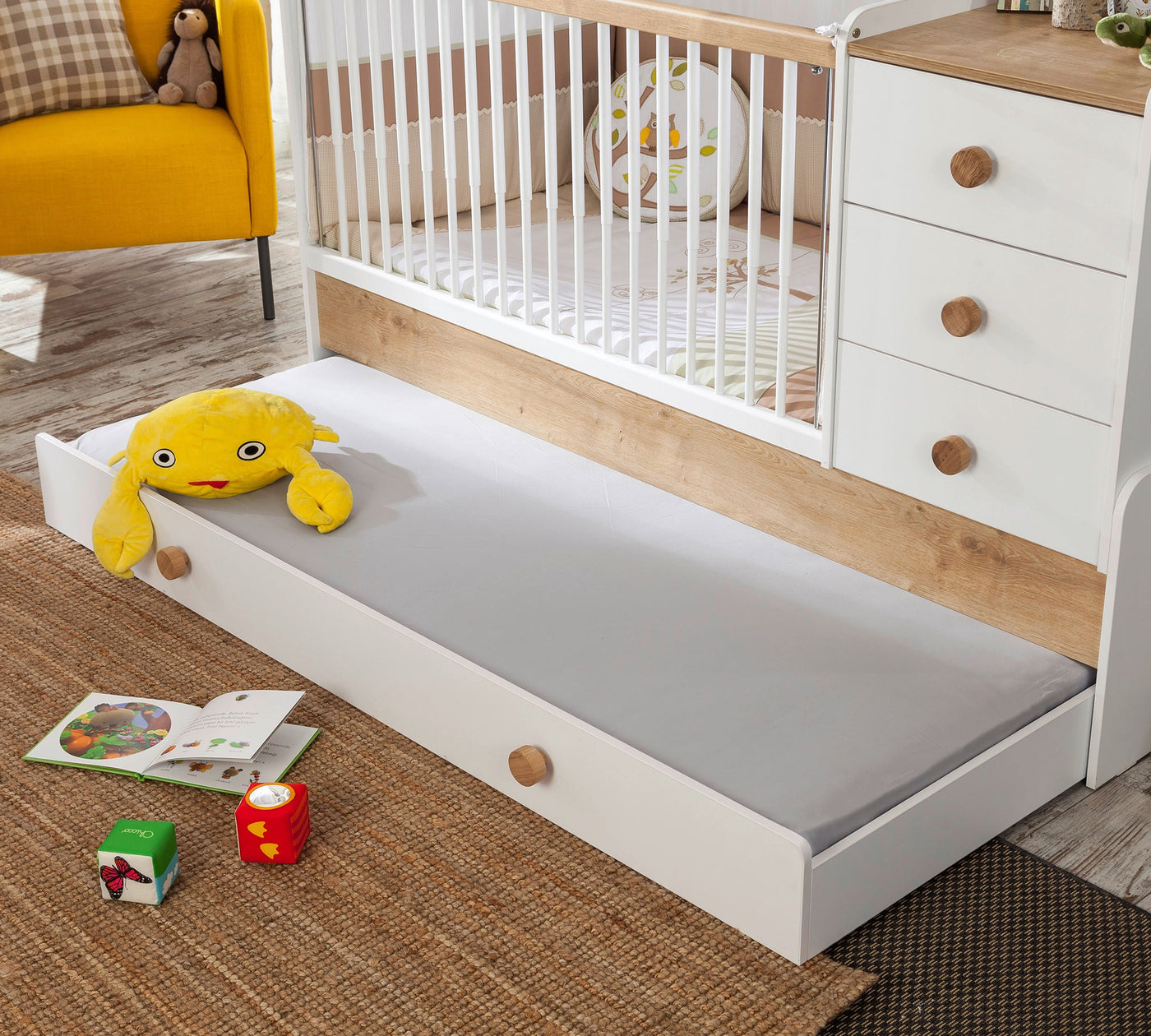 NATURA BABY SL КРОВАТЬ-ТРАНСФОРМЕР С ЯЩИКОМ (80x180 см)