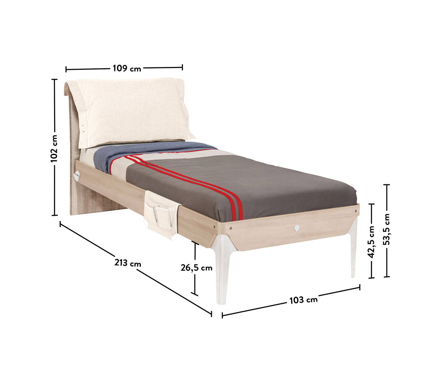 Duo Bed (100x200 cm)