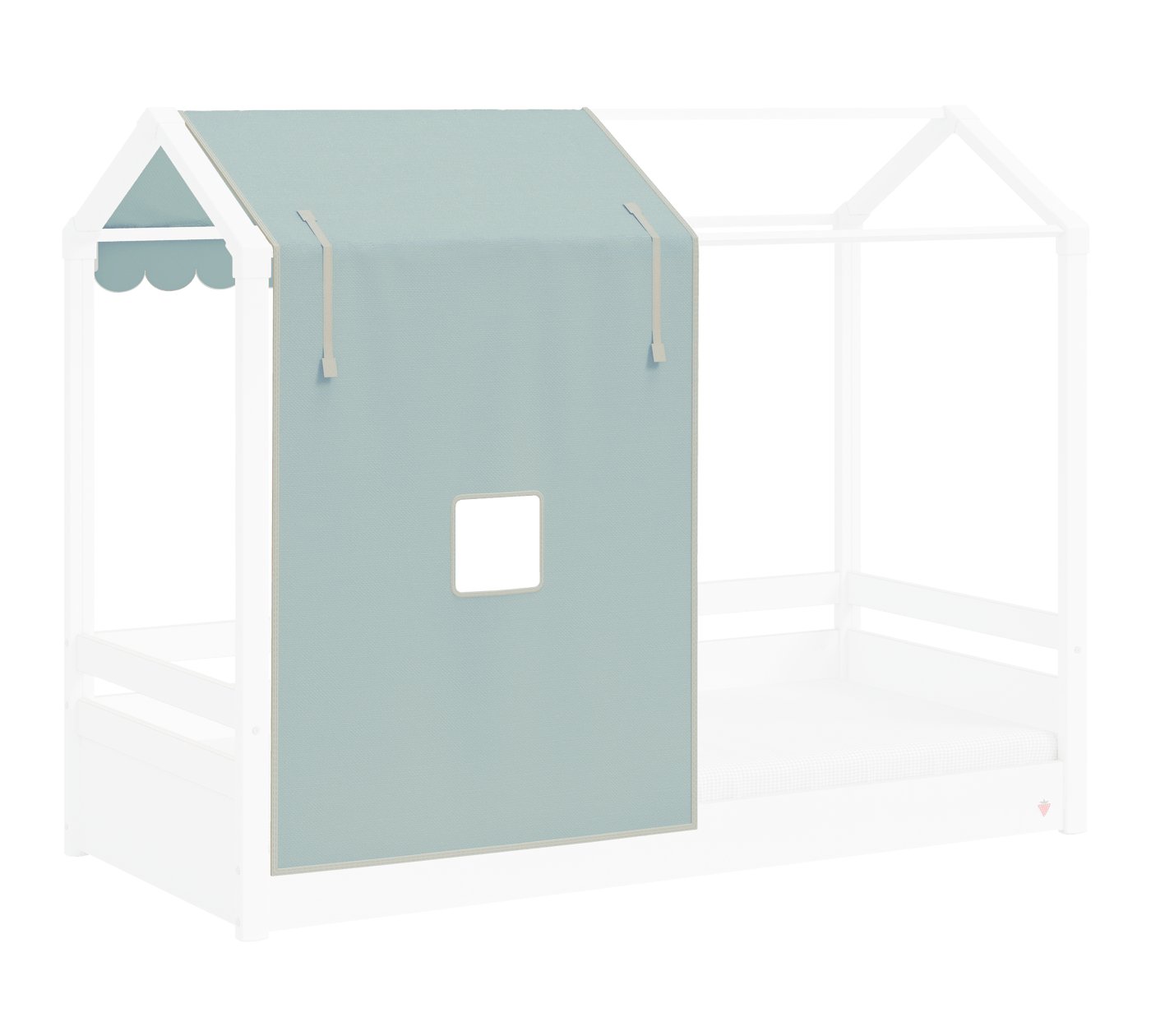 Montes Flat Roof Bed Half Tent Green