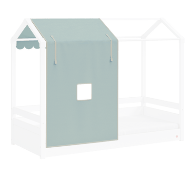 Montes Flat Roof Bed Half Tent Green
